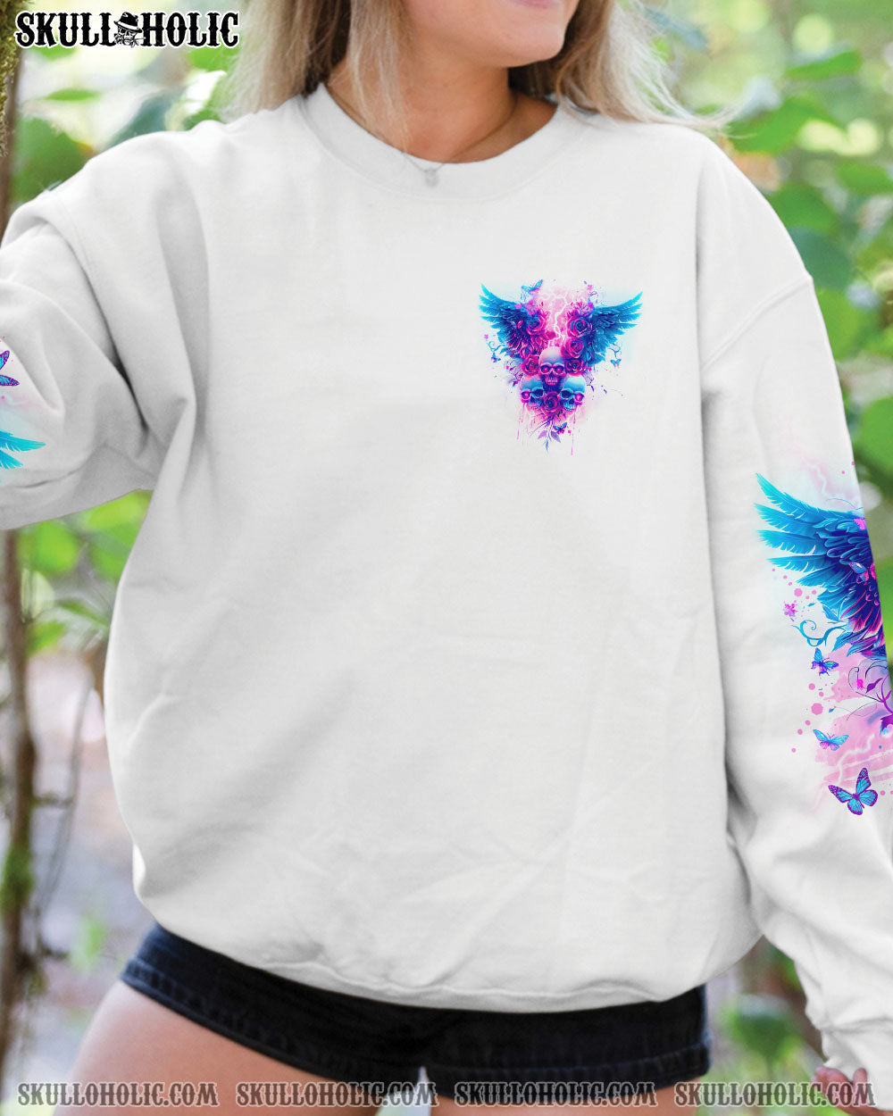 I AM THE STORM ROSES WINGS SKULL ALL OVER PRINT – TLNO1004241