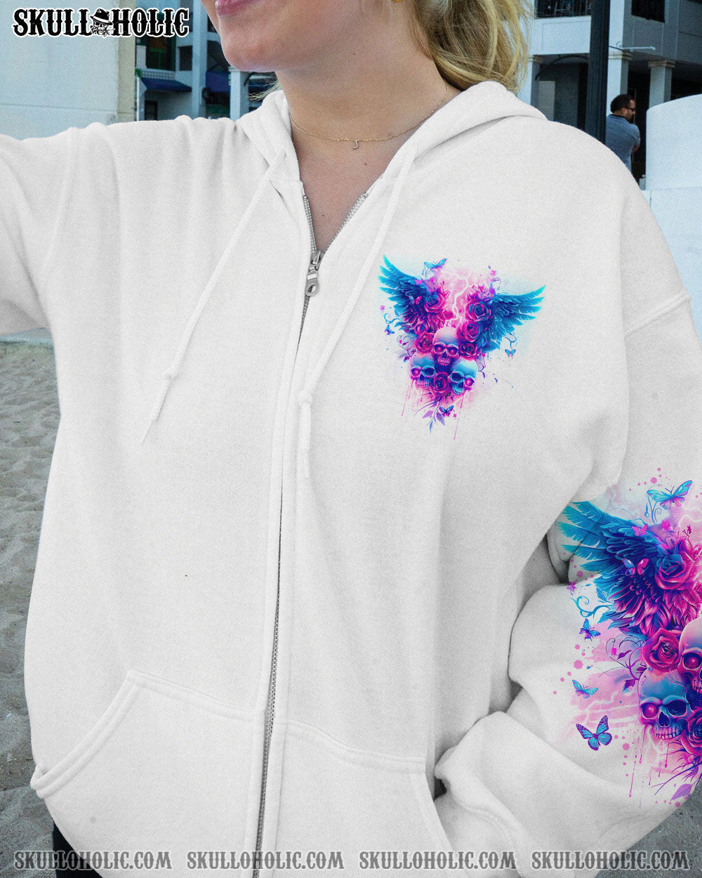 I AM THE STORM ROSES WINGS SKULL ALL OVER PRINT – TLNO1004241