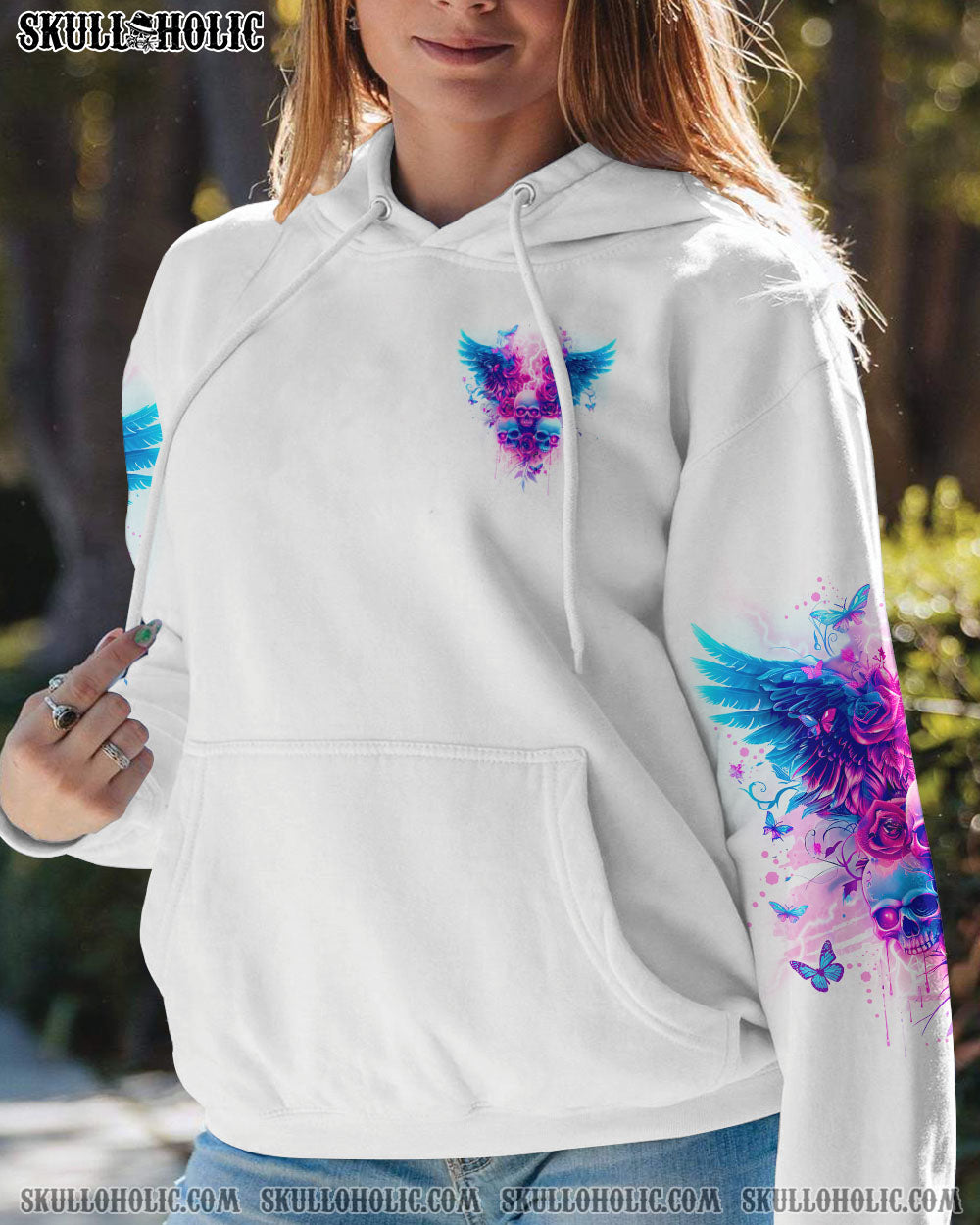 I AM THE STORM ROSES WINGS SKULL ALL OVER PRINT – TLNO1004241
