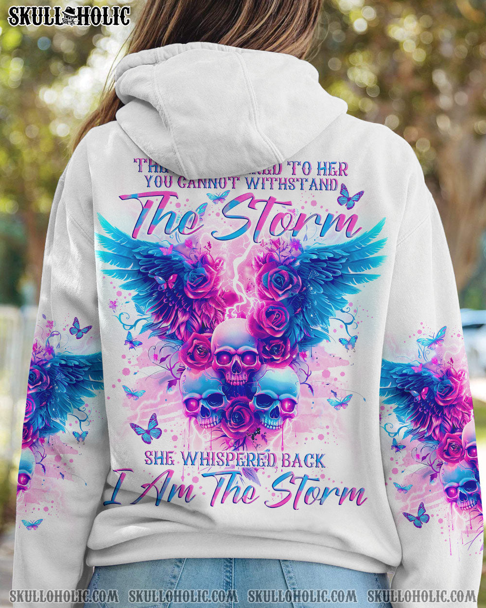 I AM THE STORM ROSES WINGS SKULL ALL OVER PRINT – TLNO1004241