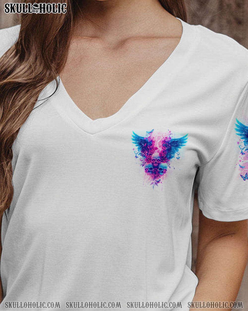 I AM THE STORM ROSES WINGS SKULL ALL OVER PRINT – TLNO1004241