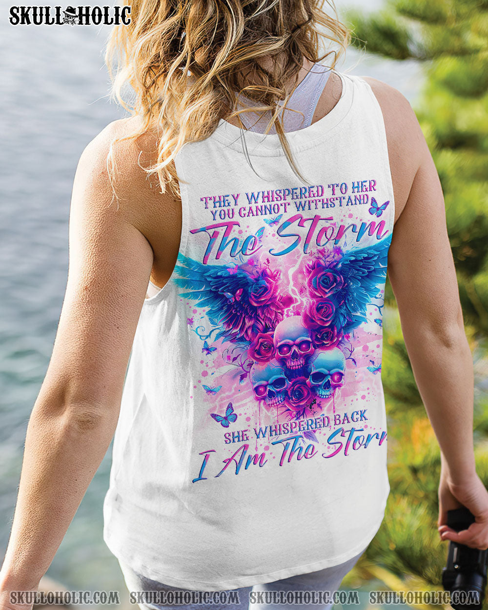 I AM THE STORM ROSES WINGS SKULL ALL OVER PRINT – TLNO1004241