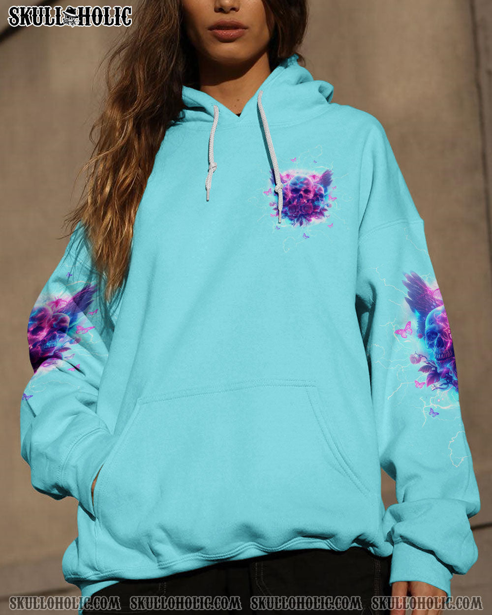 I AM THE STORM ROSES WINGS SKULL ALL OVER PRINT – TLTW1204241