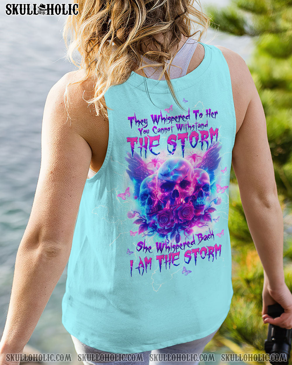 I AM THE STORM ROSES WINGS SKULL ALL OVER PRINT – TLTW1204241