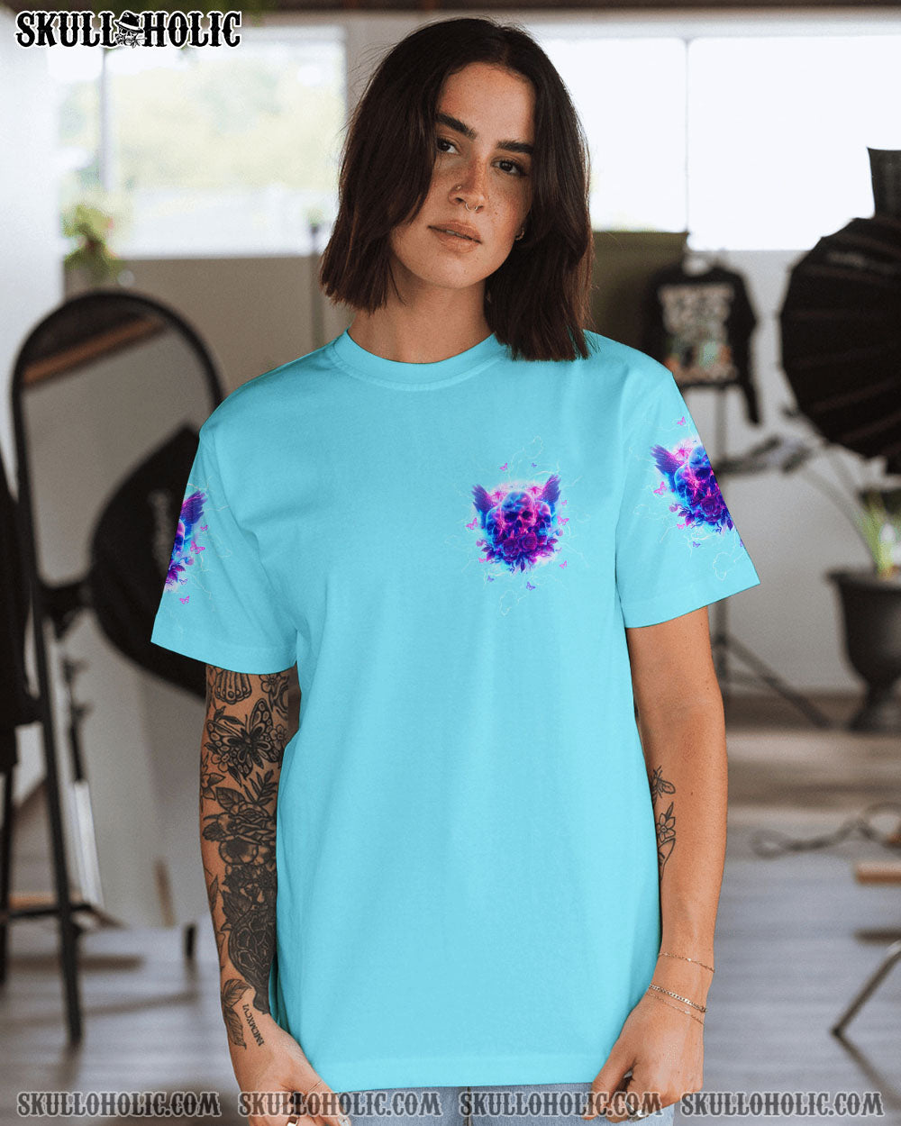 I AM THE STORM ROSES WINGS SKULL ALL OVER PRINT – TLTW1204241