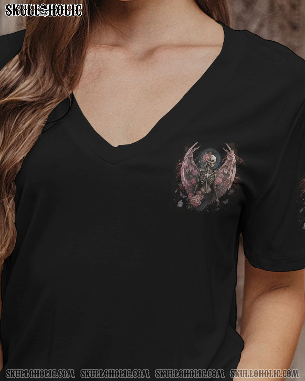 I AM THE STORM SKELETON ROSES WINGS ALL OVER PRINT – TLNO0302232