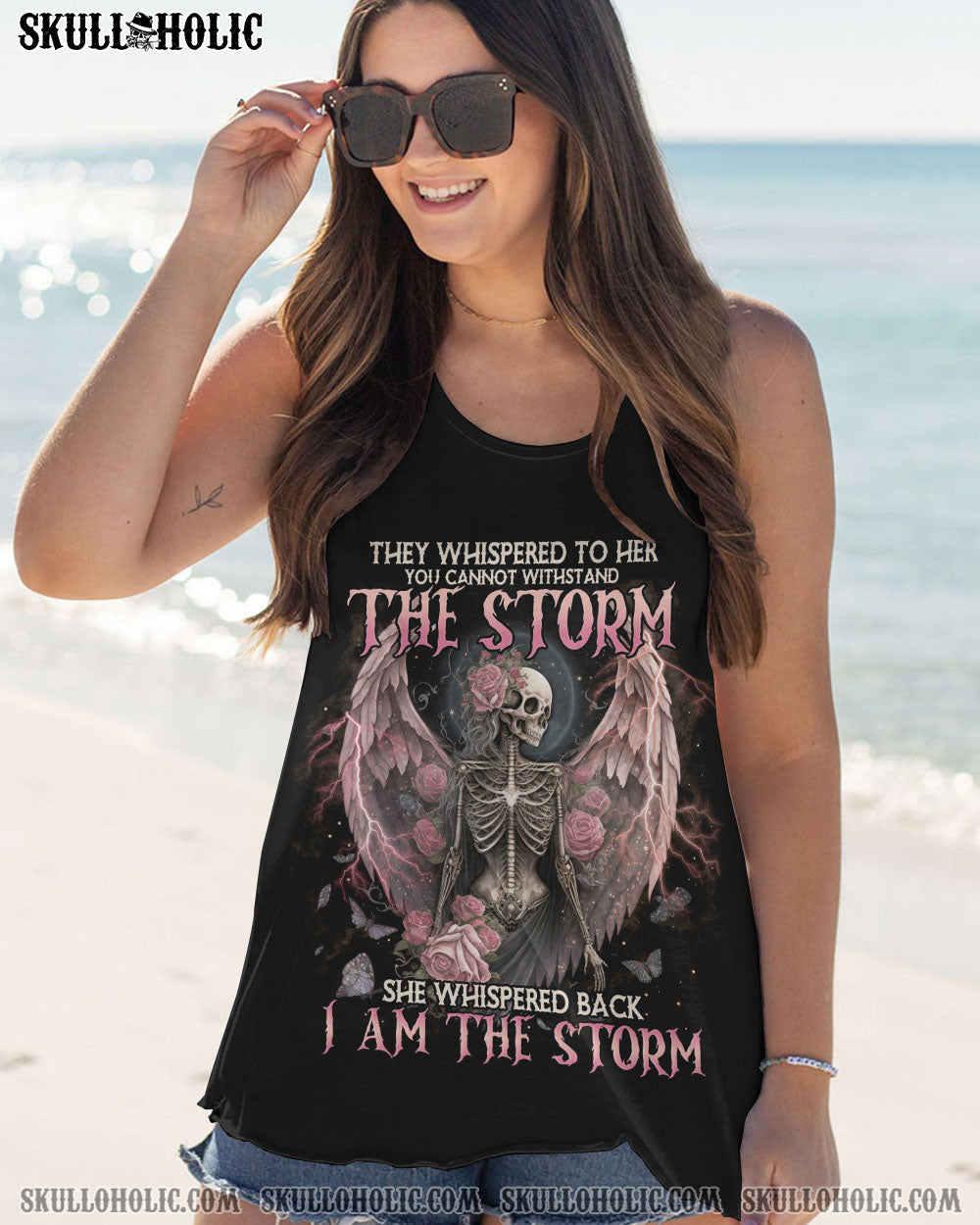 I AM THE STORM SKELETON ROSES WINGS ALL OVER PRINT – TLNO0302232