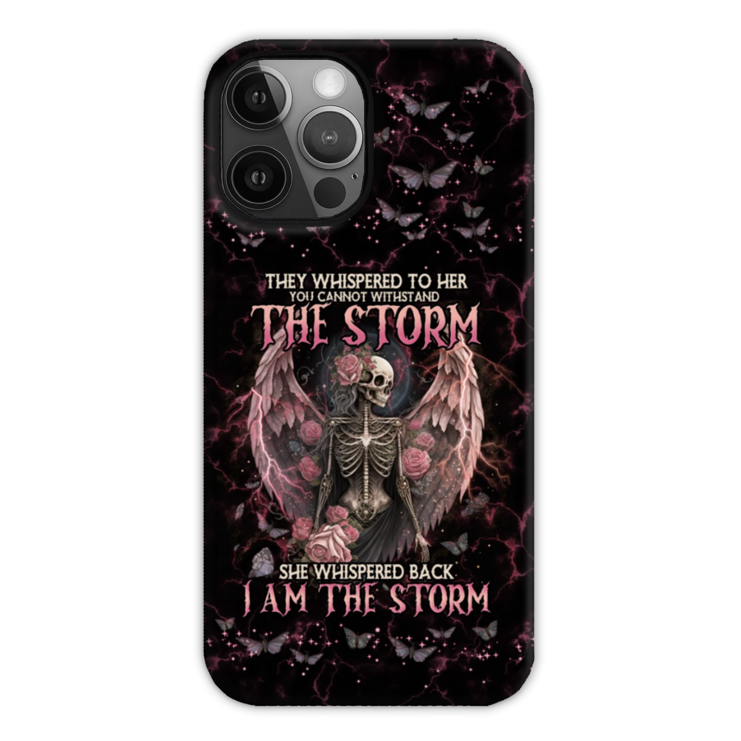 I AM THE STORM SKELETON ROSES WINGS PHONE CASE – TLNO0602233