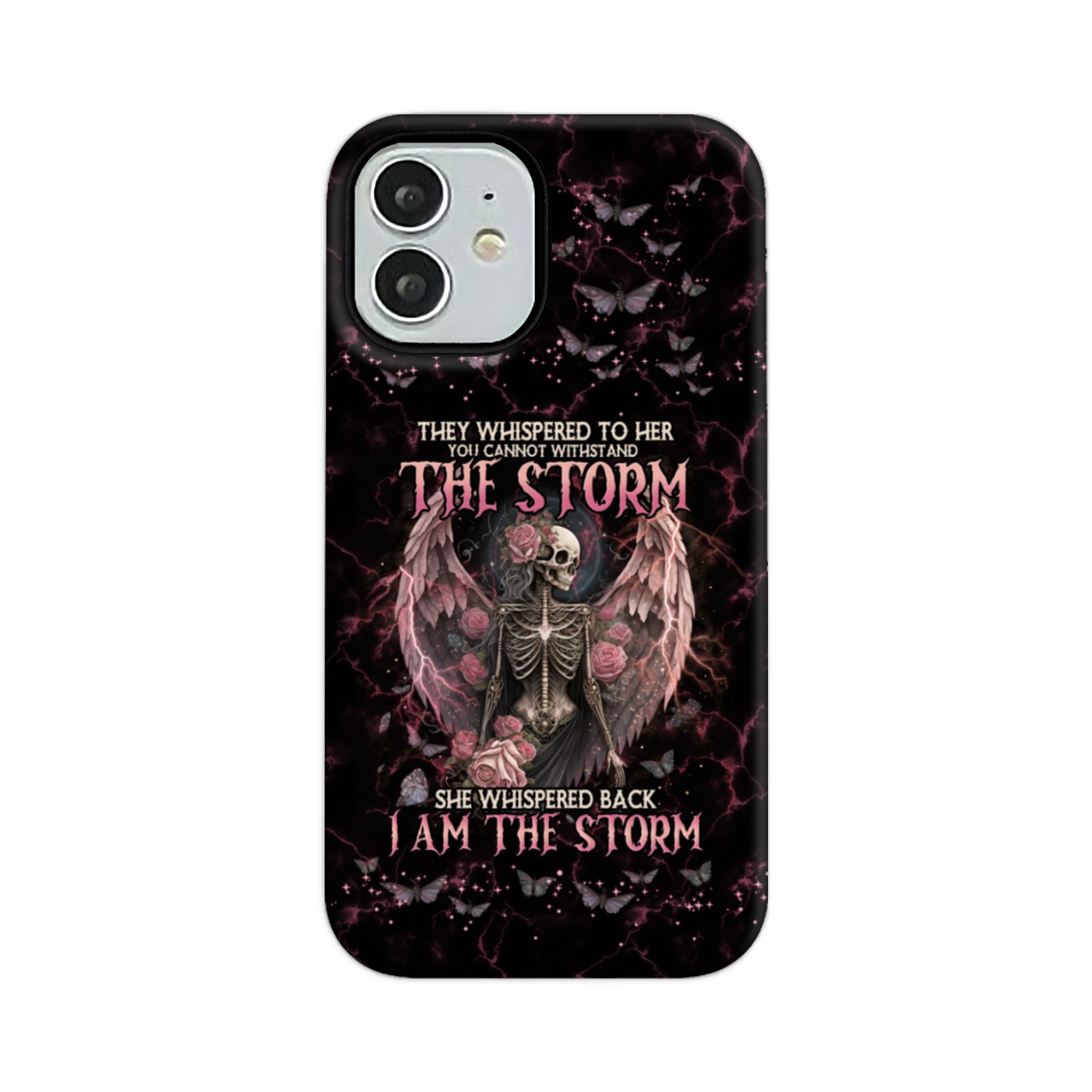 I AM THE STORM SKELETON ROSES WINGS PHONE CASE – TLNO0602233
