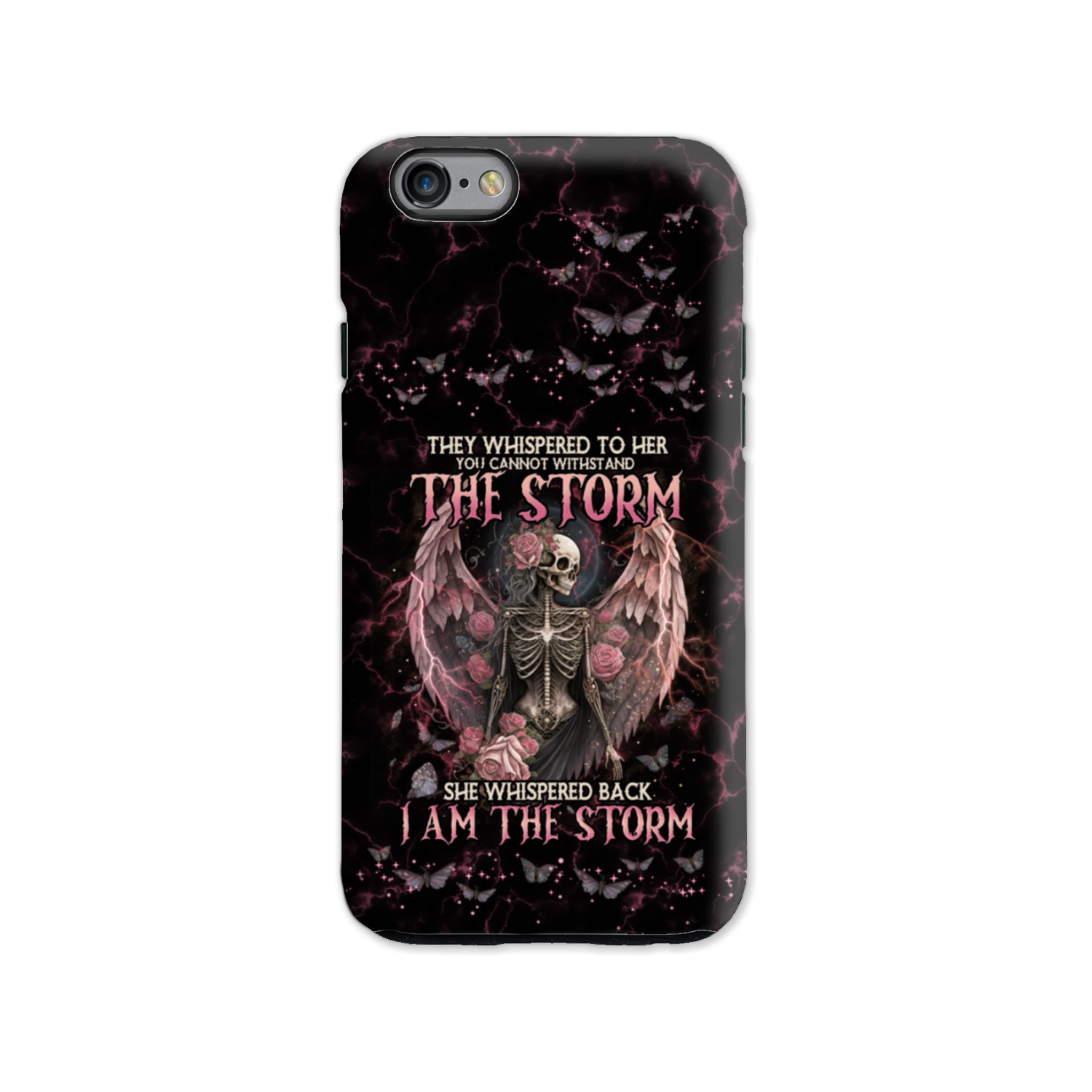 I AM THE STORM SKELETON ROSES WINGS PHONE CASE – TLNO0602233