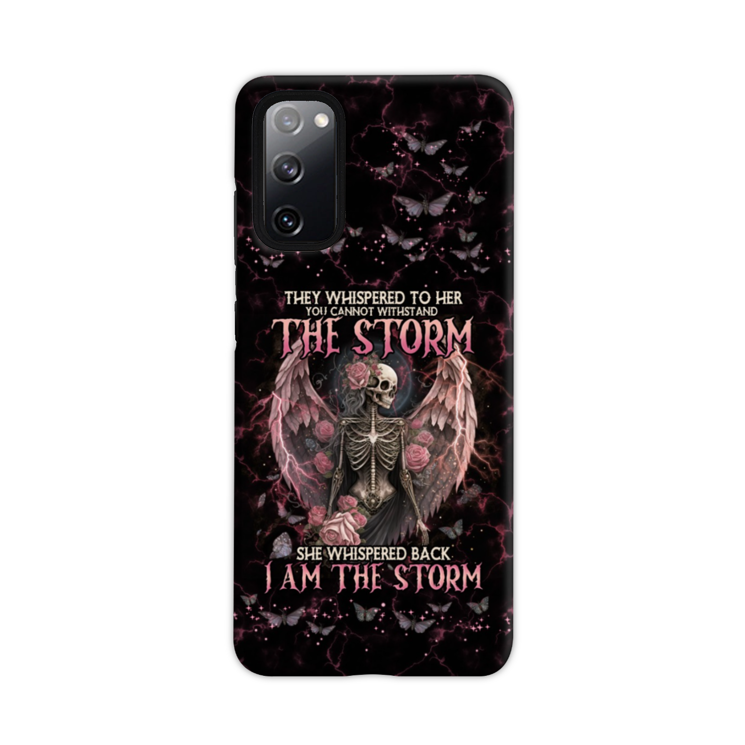 I AM THE STORM SKELETON ROSES WINGS PHONE CASE – TLNO0602233