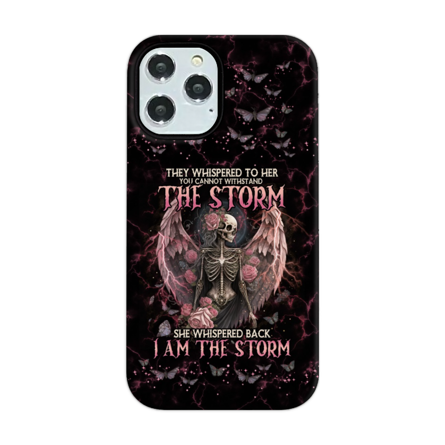 I AM THE STORM SKELETON ROSES WINGS PHONE CASE – TLNO0602233