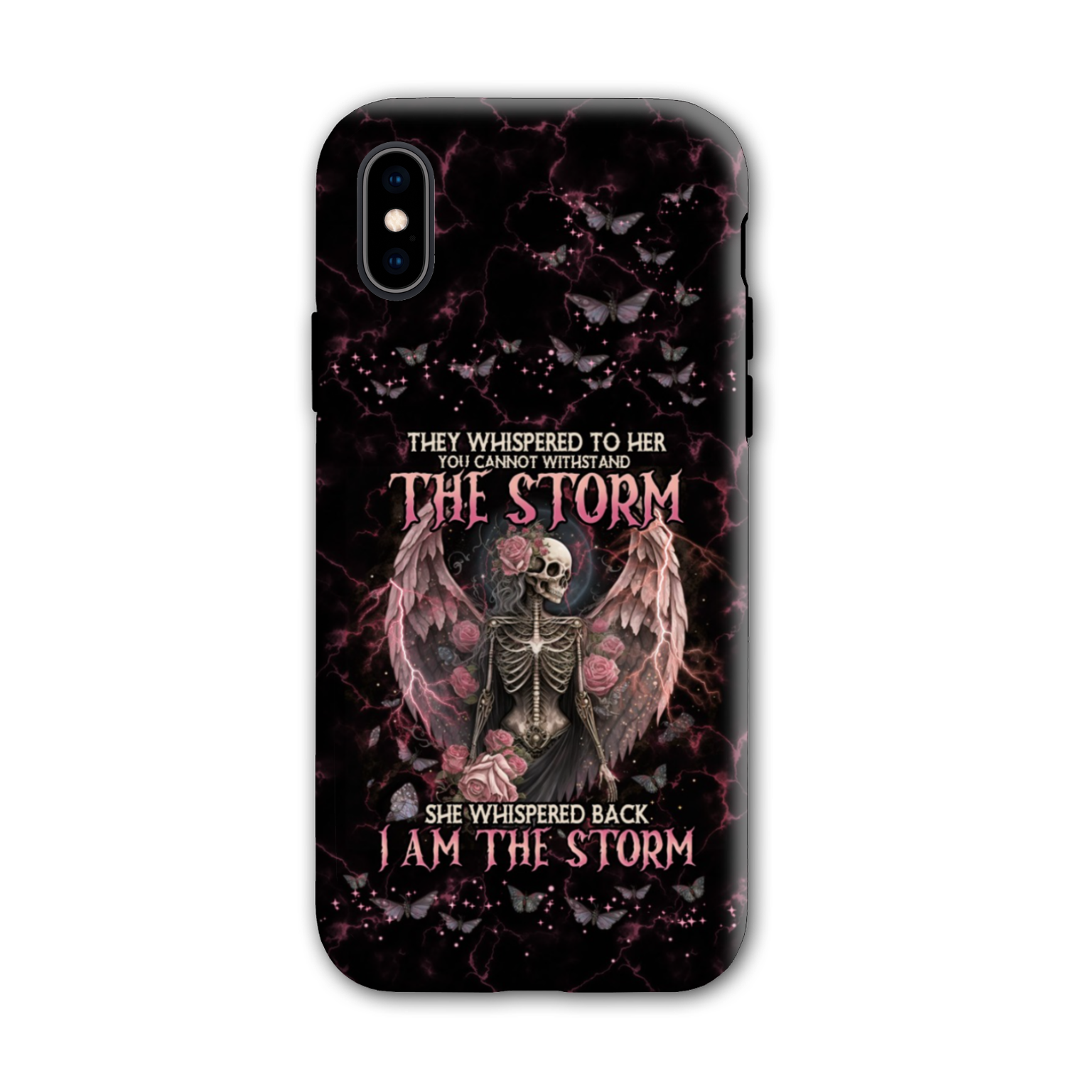I AM THE STORM SKELETON ROSES WINGS PHONE CASE – TLNO0602233