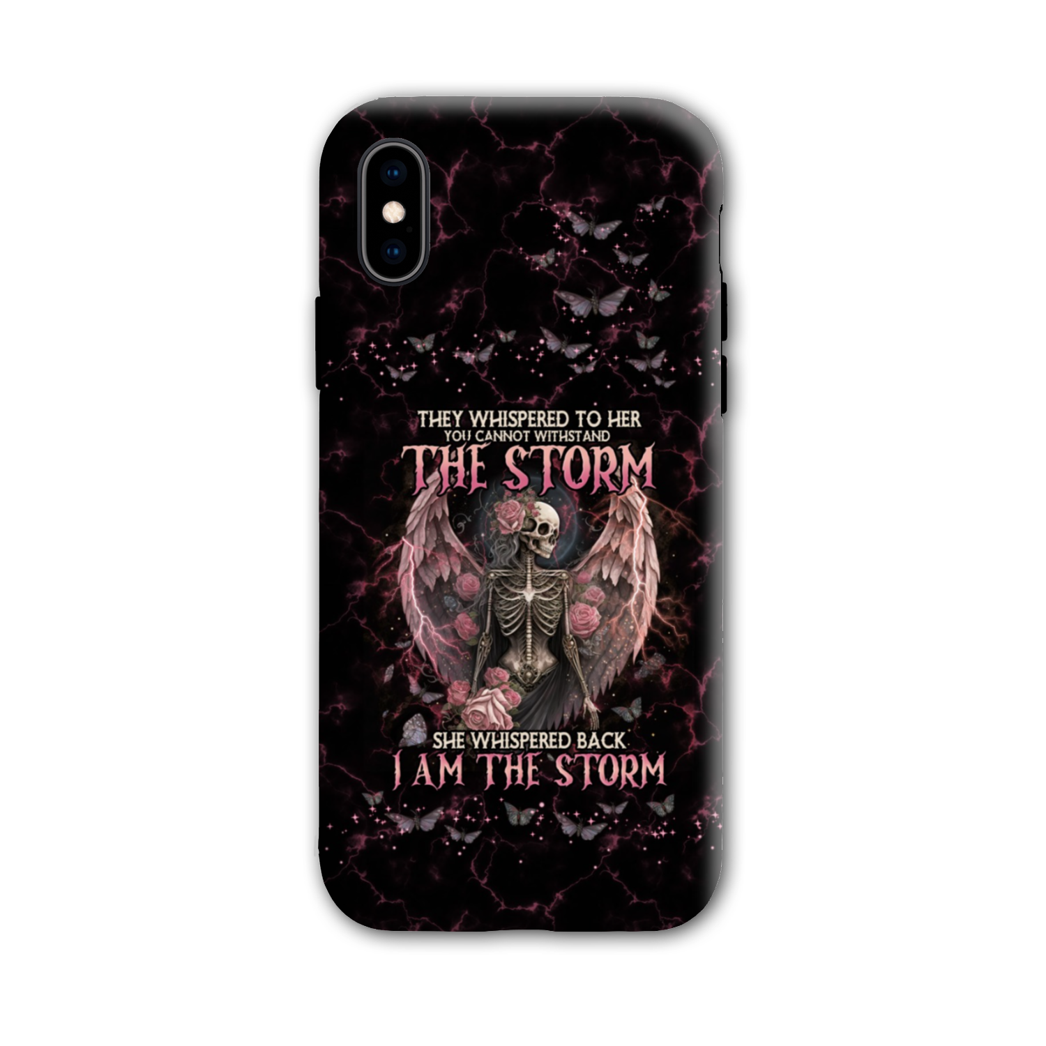 I AM THE STORM SKELETON ROSES WINGS PHONE CASE – TLNO0602233
