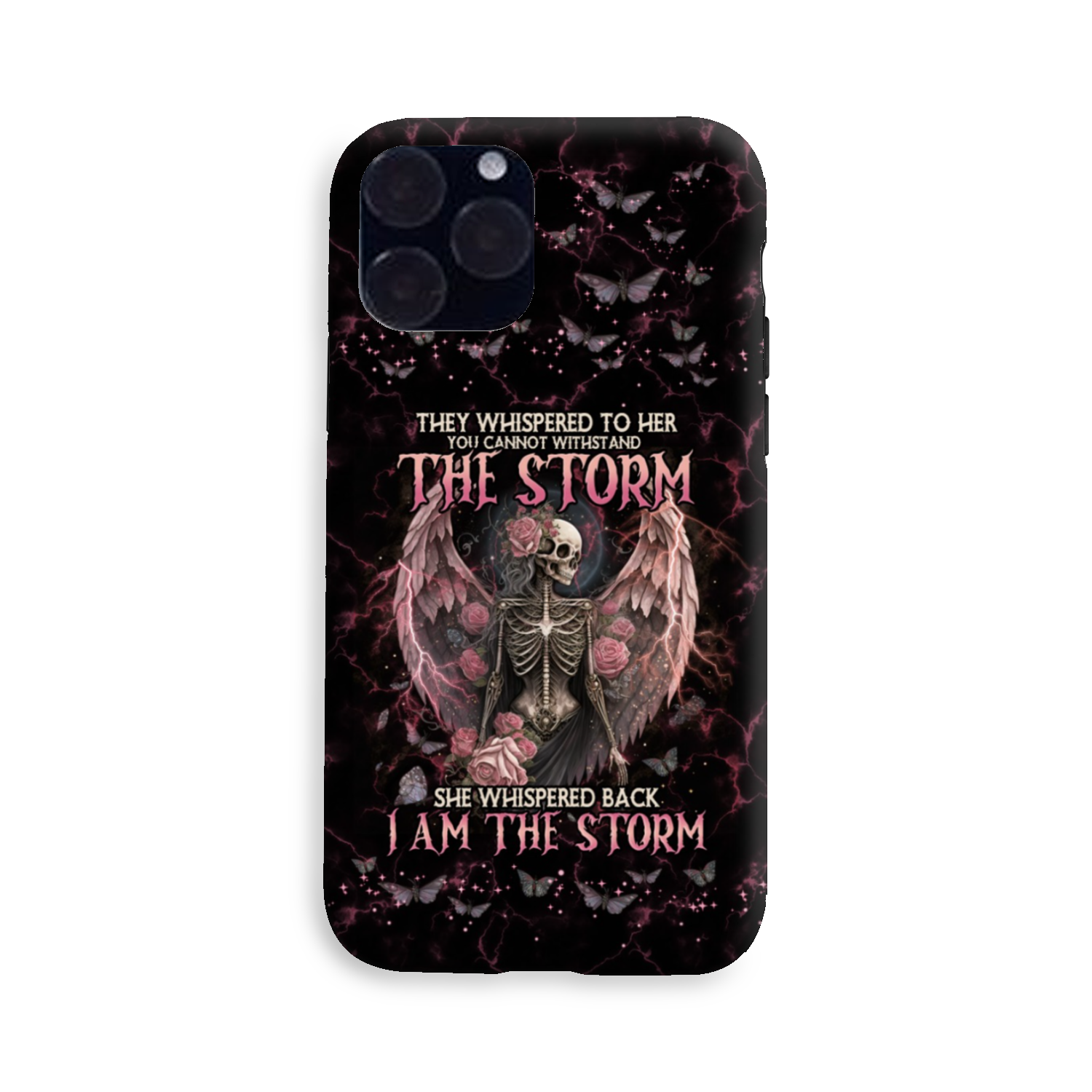 I AM THE STORM SKELETON ROSES WINGS PHONE CASE – TLNO0602233
