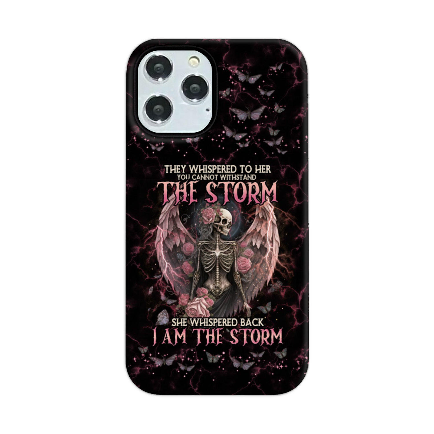 I AM THE STORM SKELETON ROSES WINGS PHONE CASE – TLNO0602233