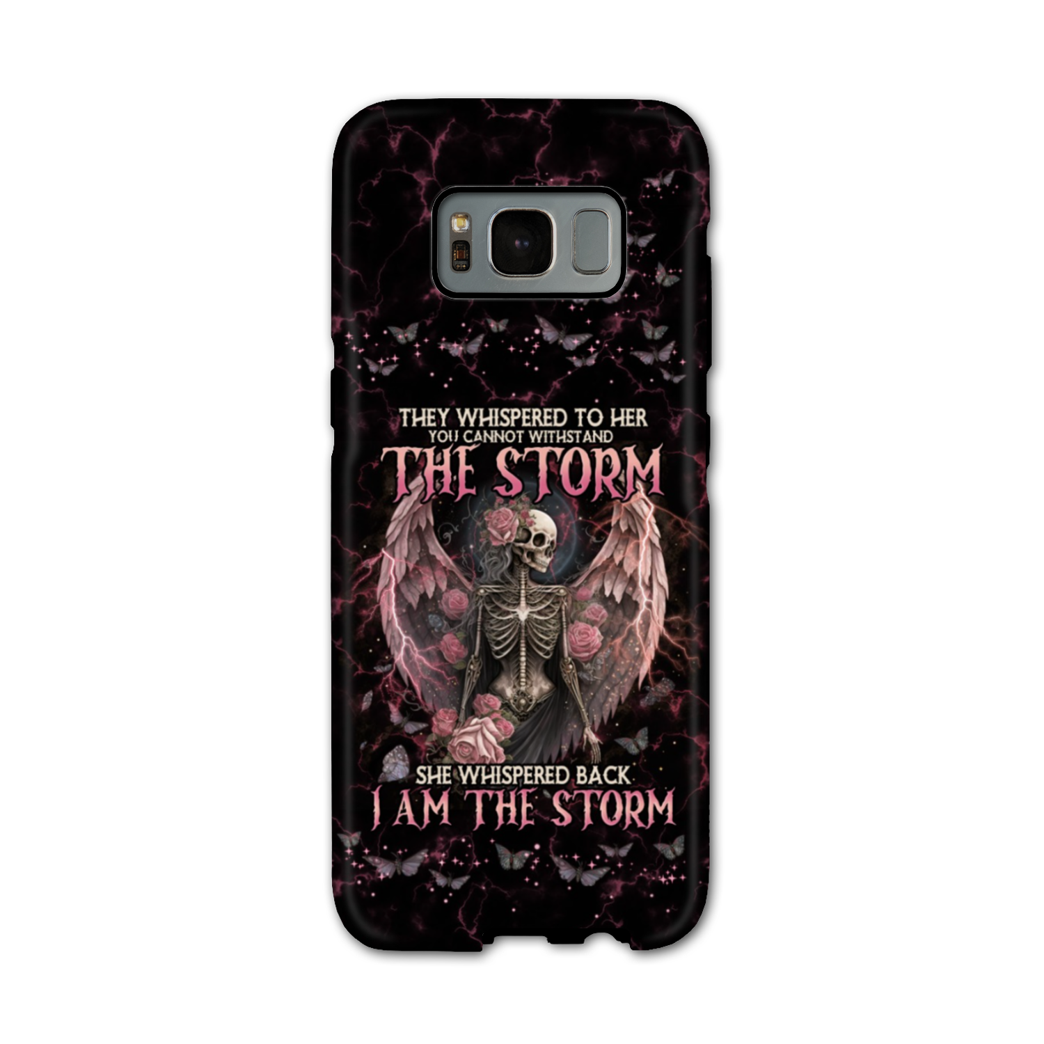 I AM THE STORM SKELETON ROSES WINGS PHONE CASE – TLNO0602233