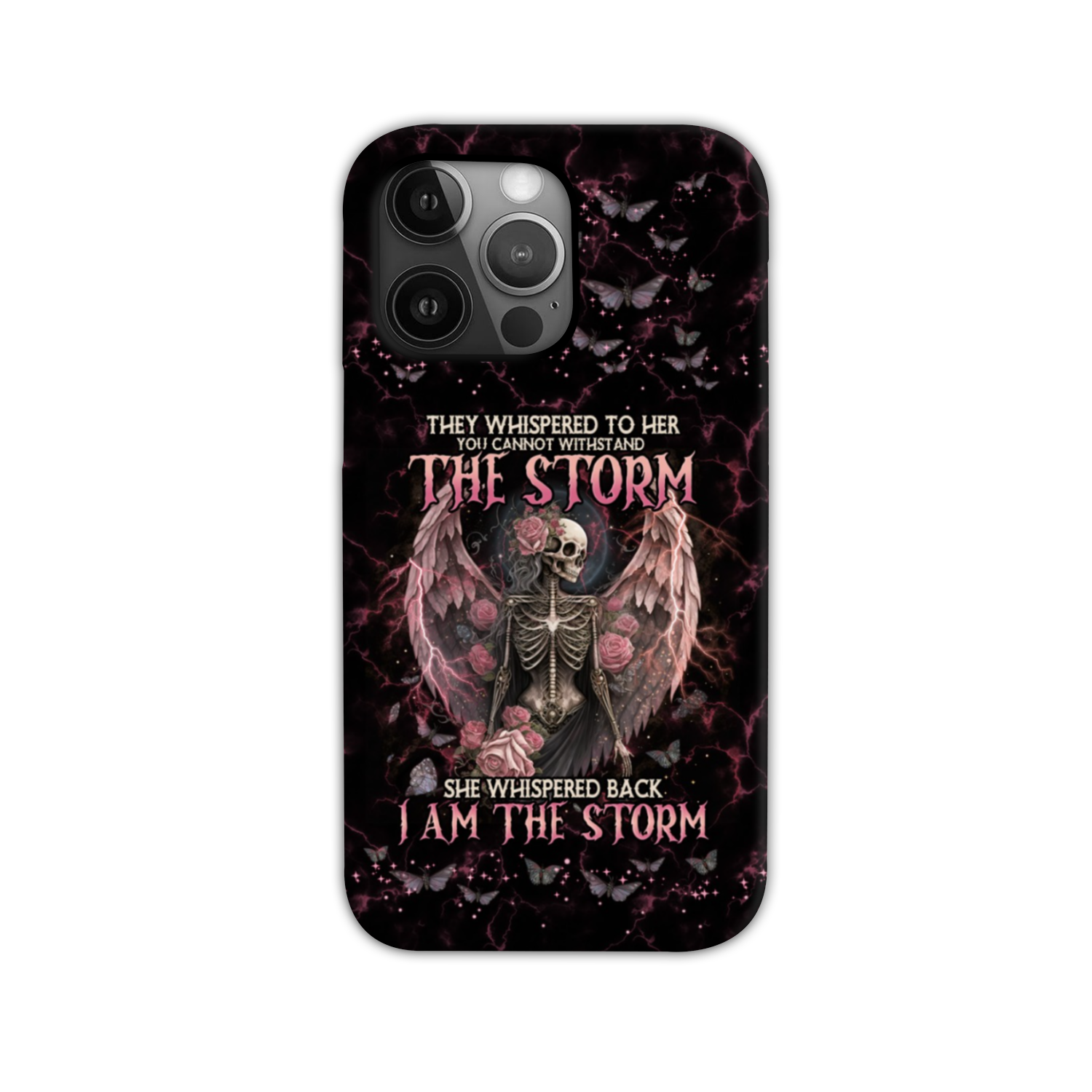 I AM THE STORM SKELETON ROSES WINGS PHONE CASE – TLNO0602233