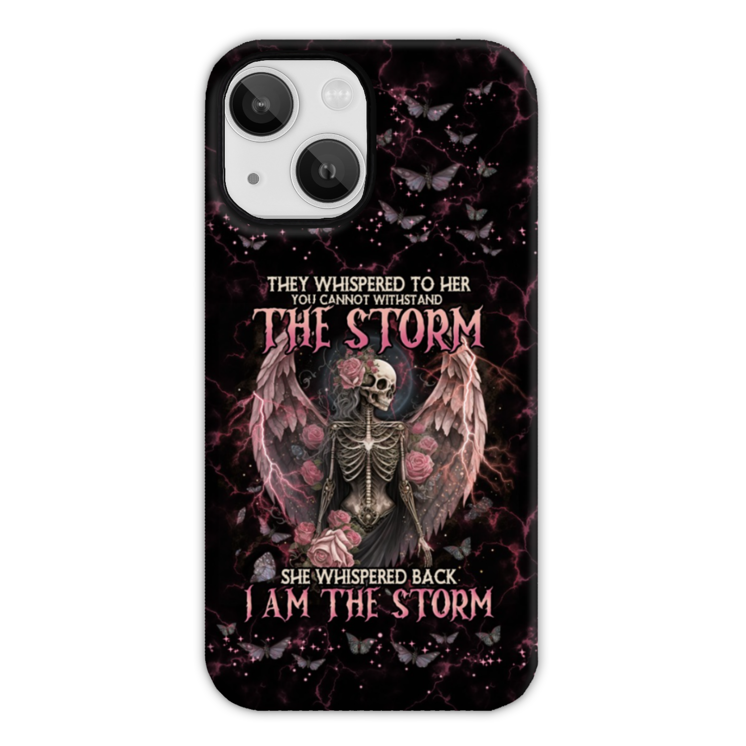 I AM THE STORM SKELETON ROSES WINGS PHONE CASE – TLNO0602233