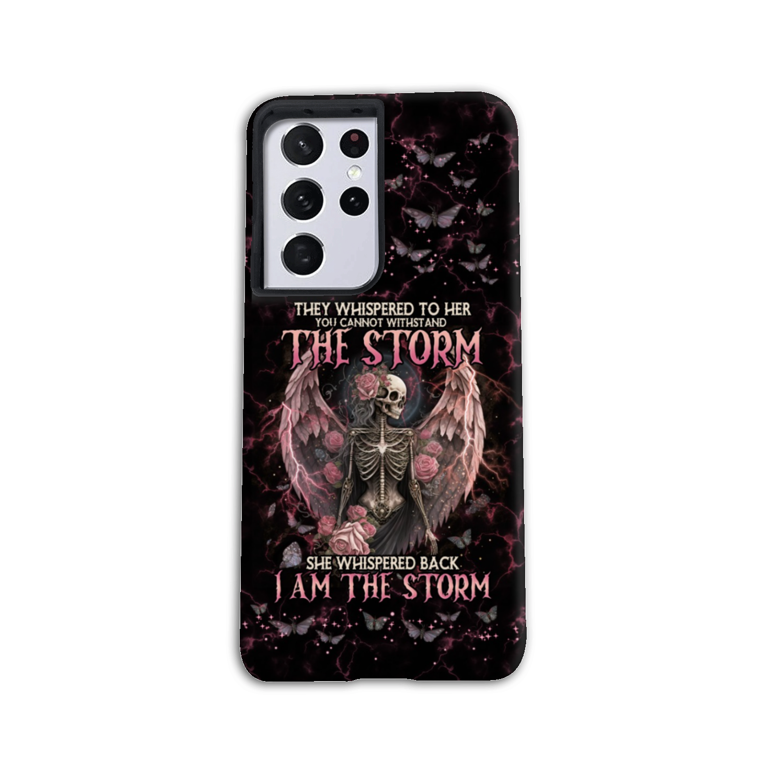 I AM THE STORM SKELETON ROSES WINGS PHONE CASE – TLNO0602233