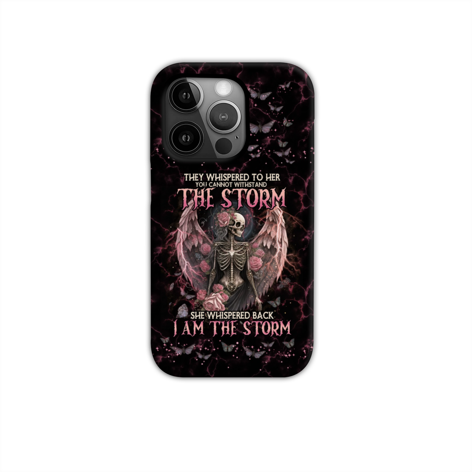 I AM THE STORM SKELETON ROSES WINGS PHONE CASE – TLNO0602233