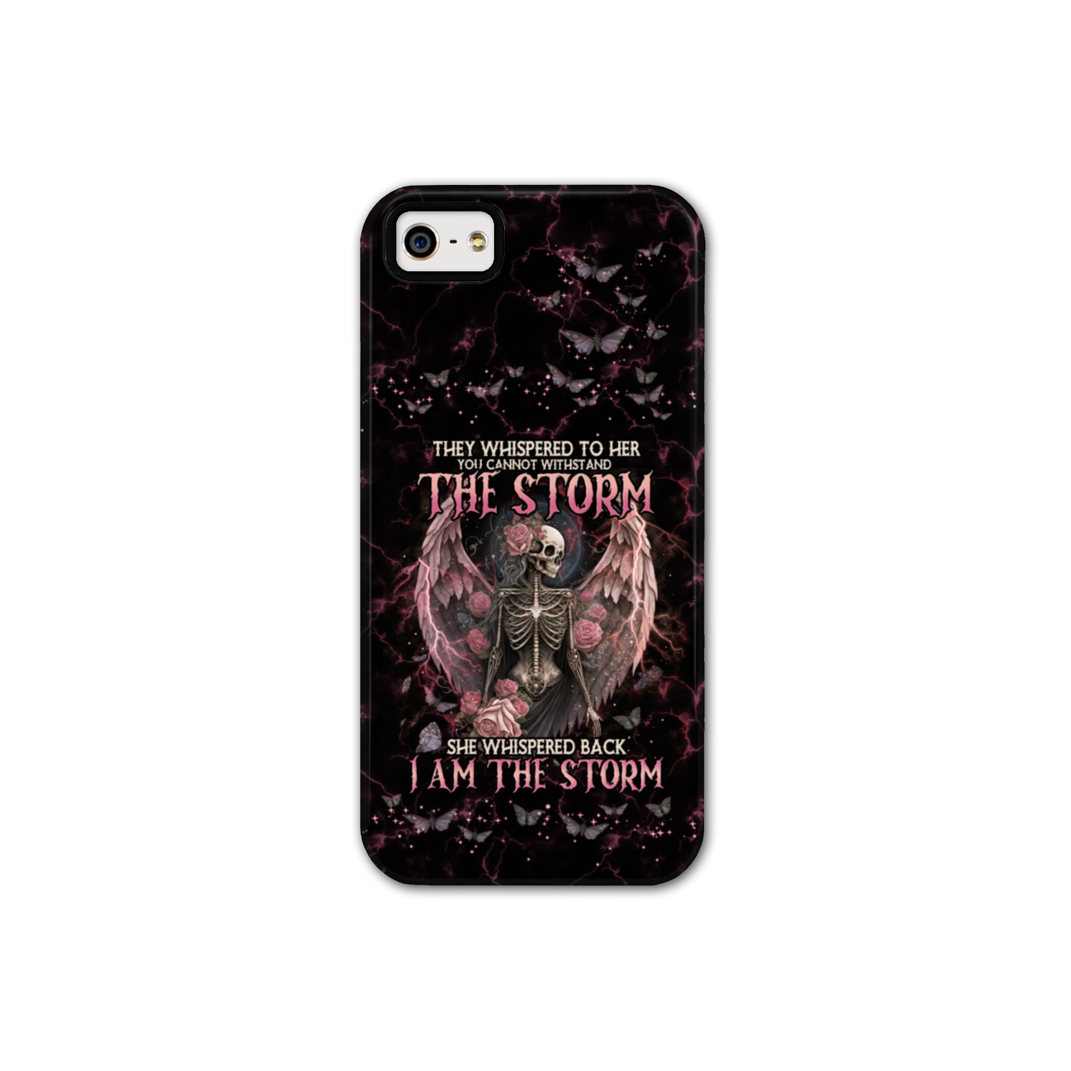 I AM THE STORM SKELETON ROSES WINGS PHONE CASE – TLNO0602233