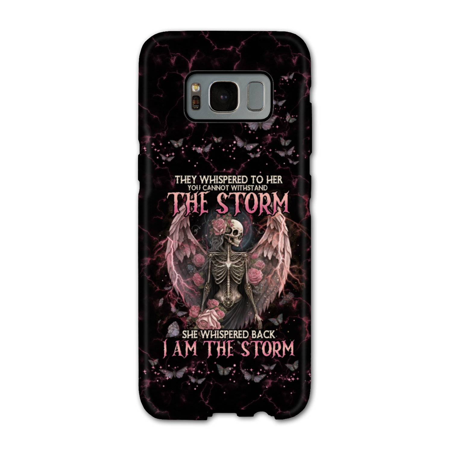 I AM THE STORM SKELETON ROSES WINGS PHONE CASE – TLNO0602233