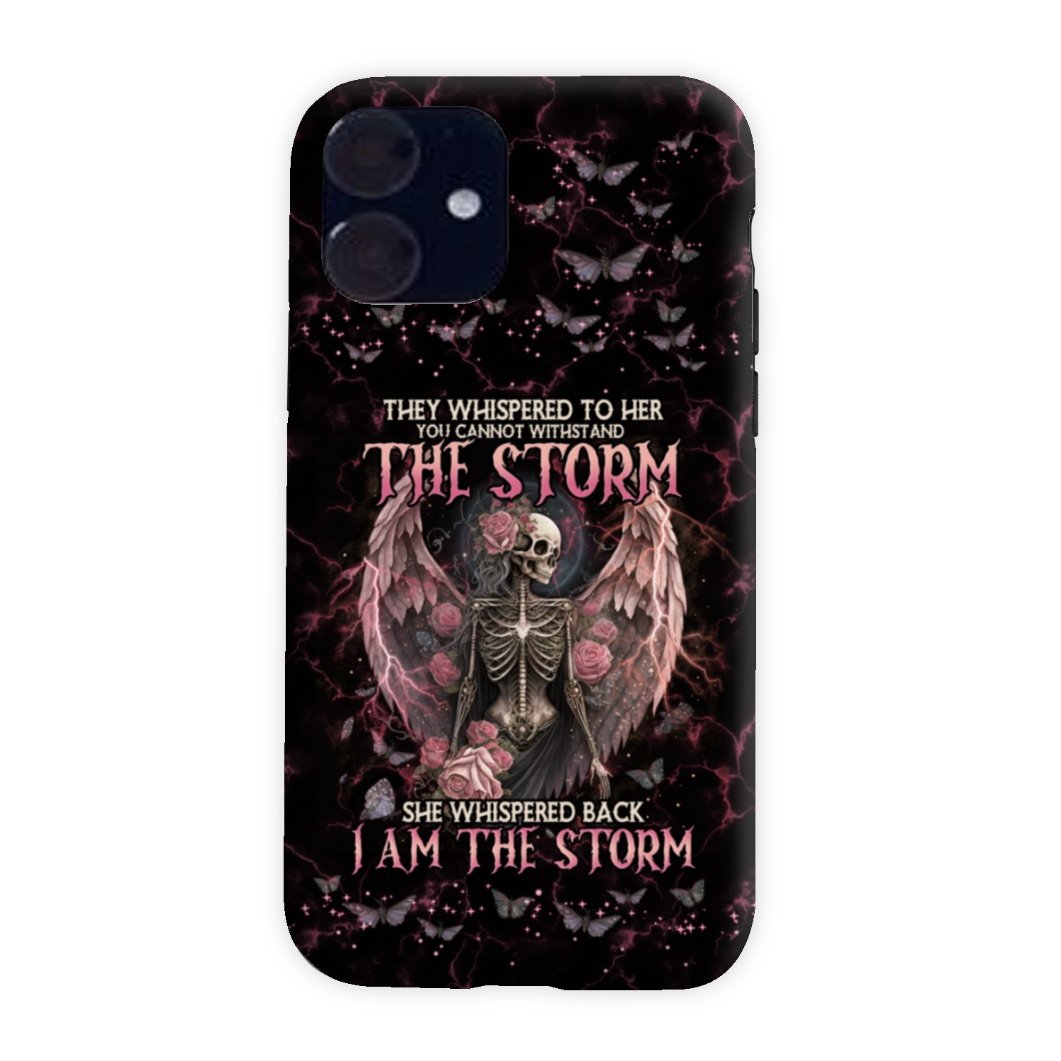 I AM THE STORM SKELETON ROSES WINGS PHONE CASE – TLNO0602233