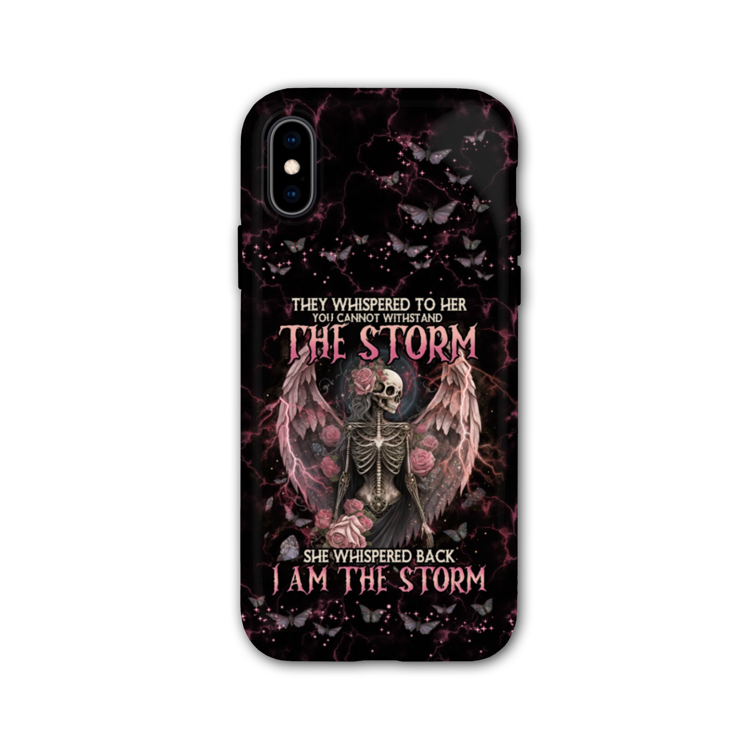 I AM THE STORM SKELETON ROSES WINGS PHONE CASE – TLNO0602233