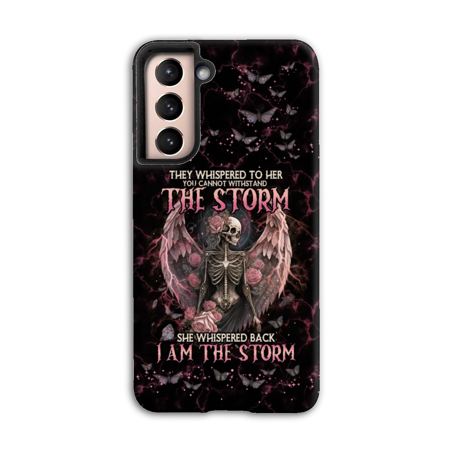 I AM THE STORM SKELETON ROSES WINGS PHONE CASE – TLNO0602233