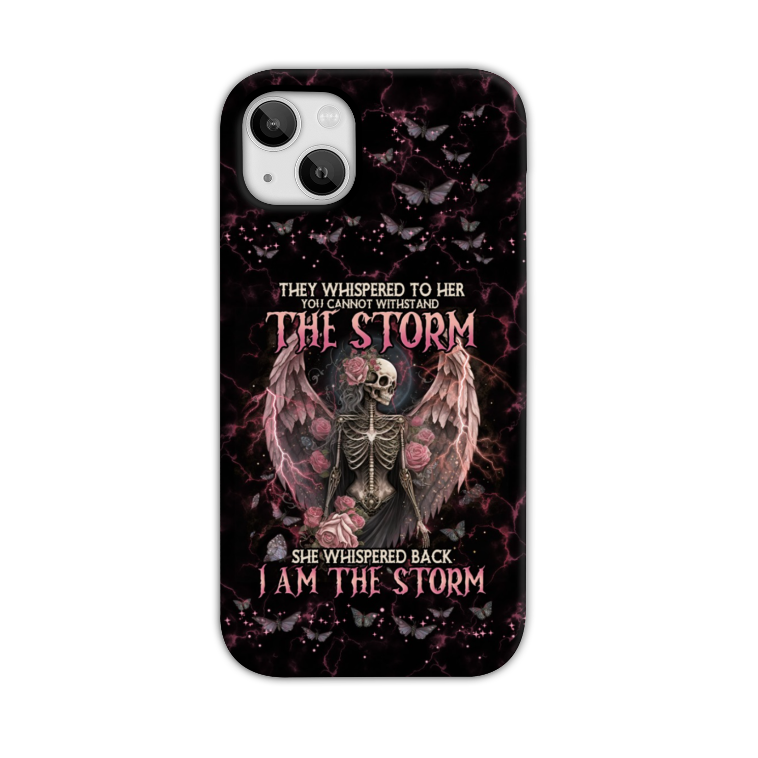 I AM THE STORM SKELETON ROSES WINGS PHONE CASE – TLNO0602233