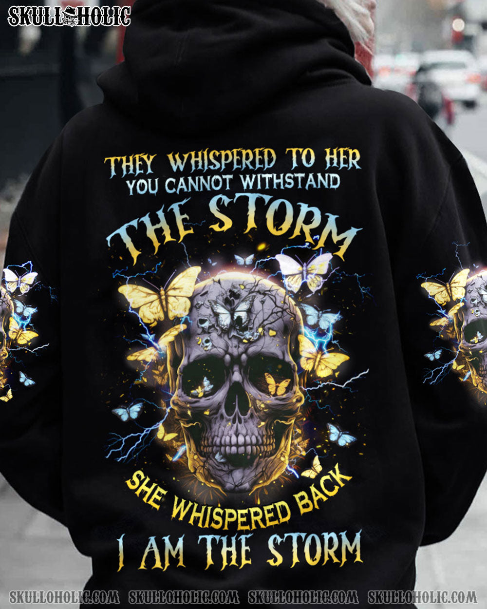 I AM THE STORM SKULL BUTTERFLY ALL OVER PRINT - TLNZ0803232