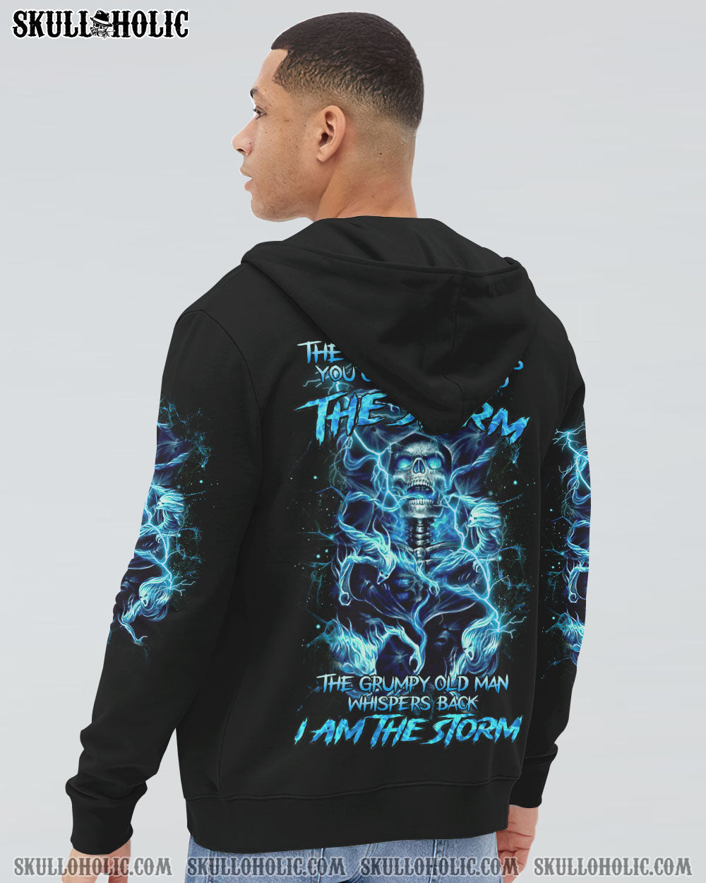 I AM THE STORM SKULL OLD MAN ALL OVER PRINT – TLTR0603231
