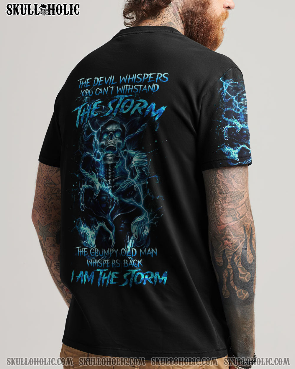 I AM THE STORM SKULL OLD MAN ALL OVER PRINT – TLTR0603231