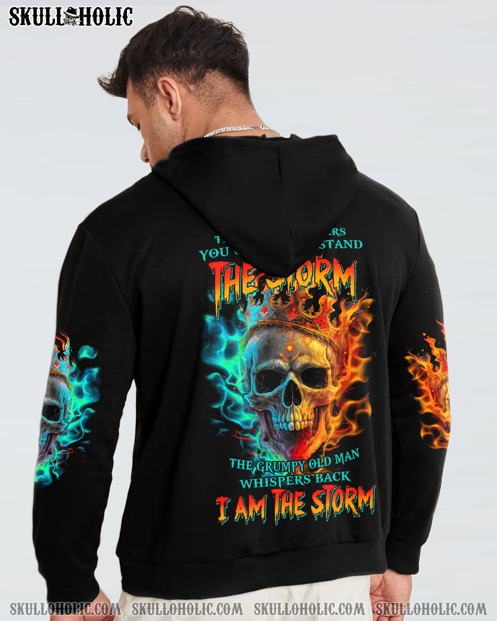 I AM THE STORM SKULL OLD MAN KING ALL OVER PRINT – TLTM0303232