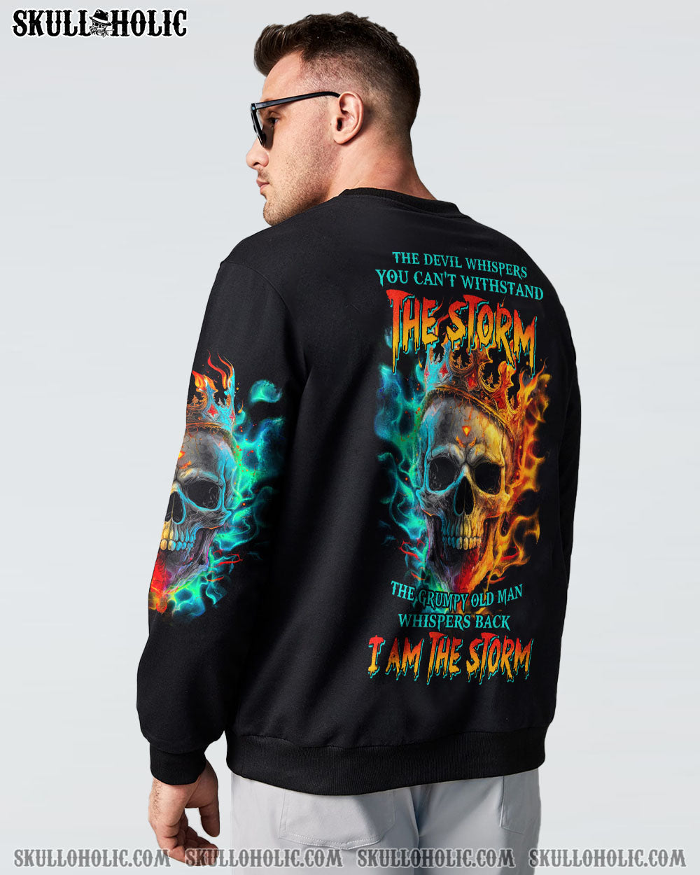 I AM THE STORM SKULL OLD MAN KING ALL OVER PRINT – TLTM0303232