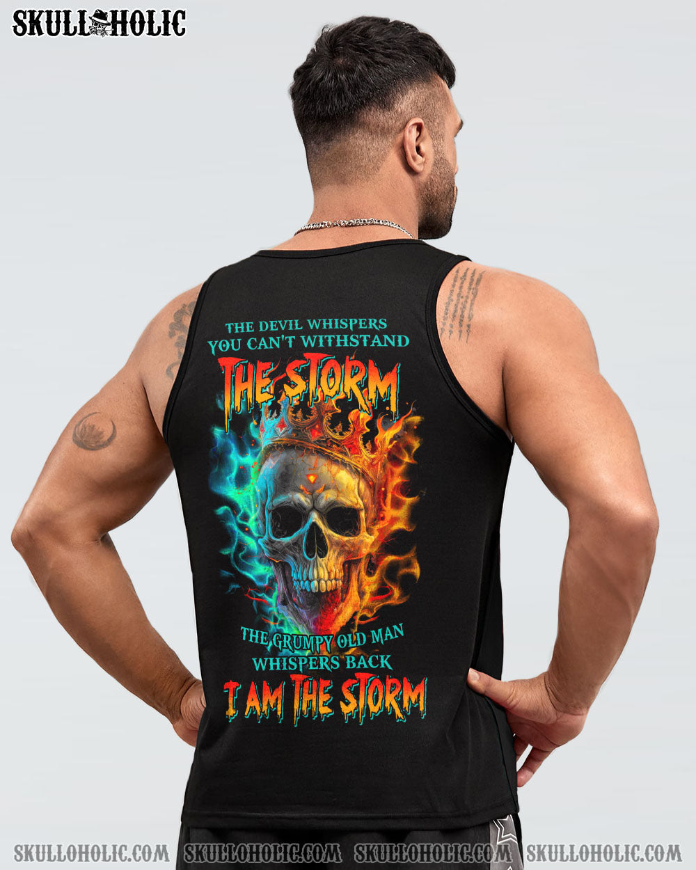I AM THE STORM SKULL OLD MAN KING ALL OVER PRINT – TLTM0303232