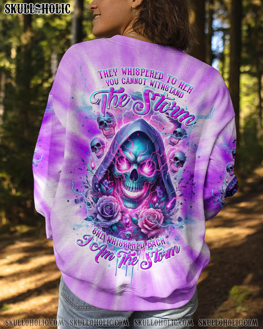 I AM THE STORM SKULL REAPER ALL OVER PRINT – TLNT3001242