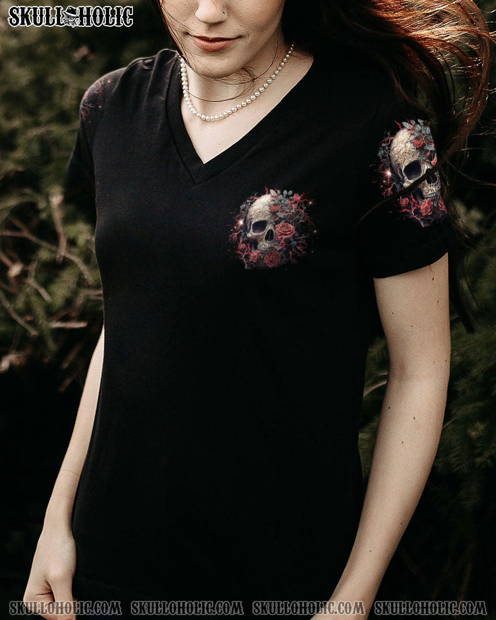 I AM THE STORM SKULL ROSE ALL OVER PRINT – TLNO0103233