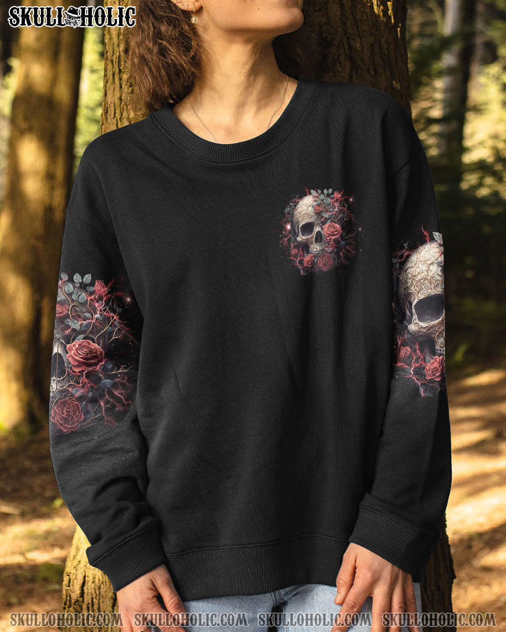 I AM THE STORM SKULL ROSE ALL OVER PRINT – TLNO0103233