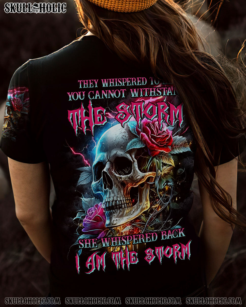 I AM THE STORM SKULL ROSE ALL OVER PRINT – YHHN1002231