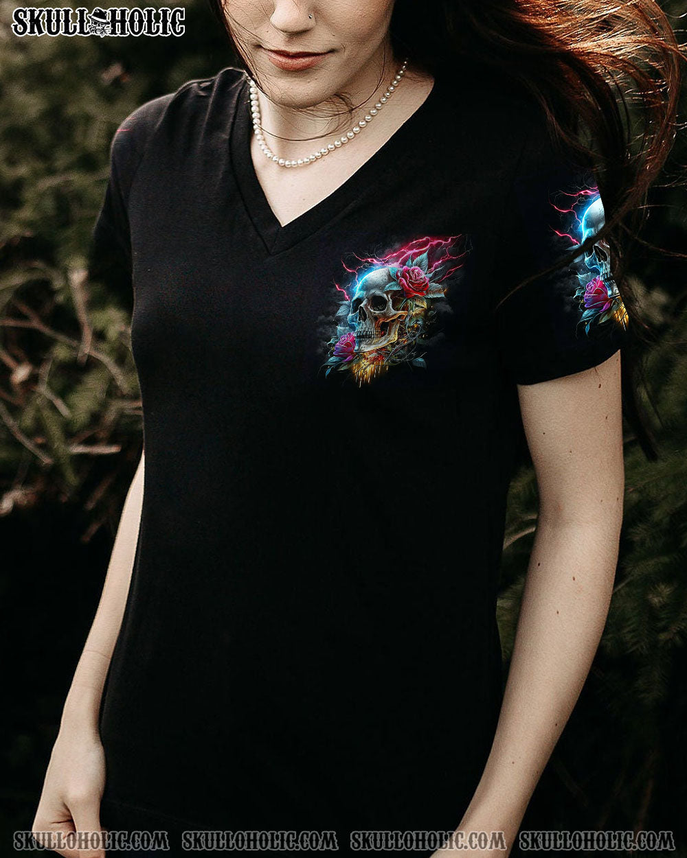 I AM THE STORM SKULL ROSE ALL OVER PRINT – YHHN1002231