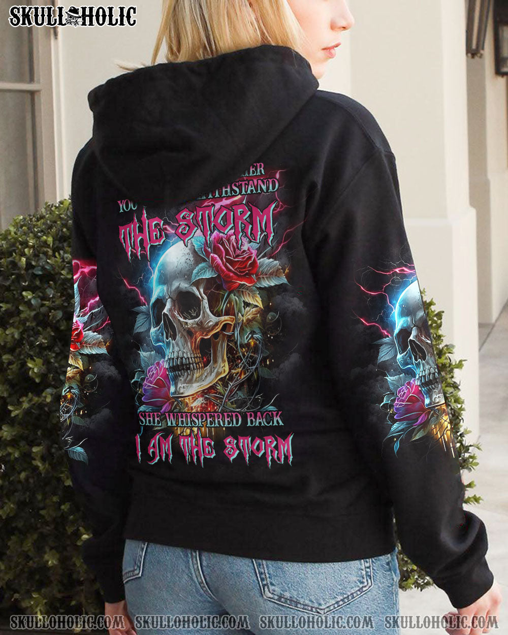 I AM THE STORM SKULL ROSE ALL OVER PRINT – YHHN1002231