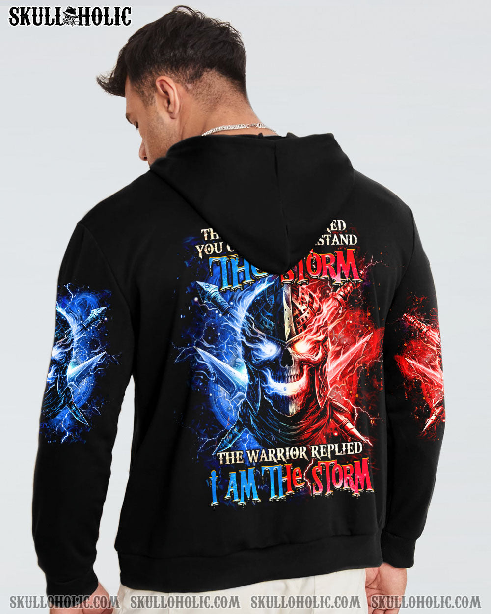I AM THE STORM SKULL WARRIOR ALL OVER PRINT – YHHN2606242