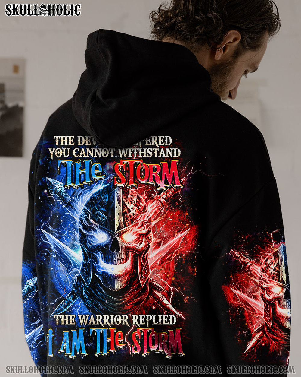 I AM THE STORM SKULL WARRIOR ALL OVER PRINT – YHHN2606242