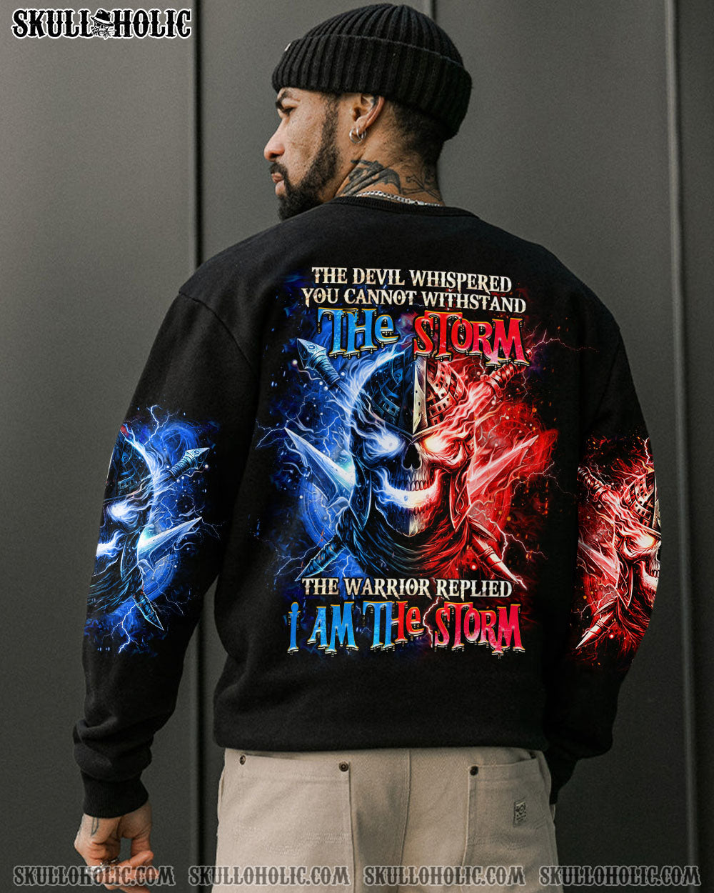 I AM THE STORM SKULL WARRIOR ALL OVER PRINT – YHHN2606242
