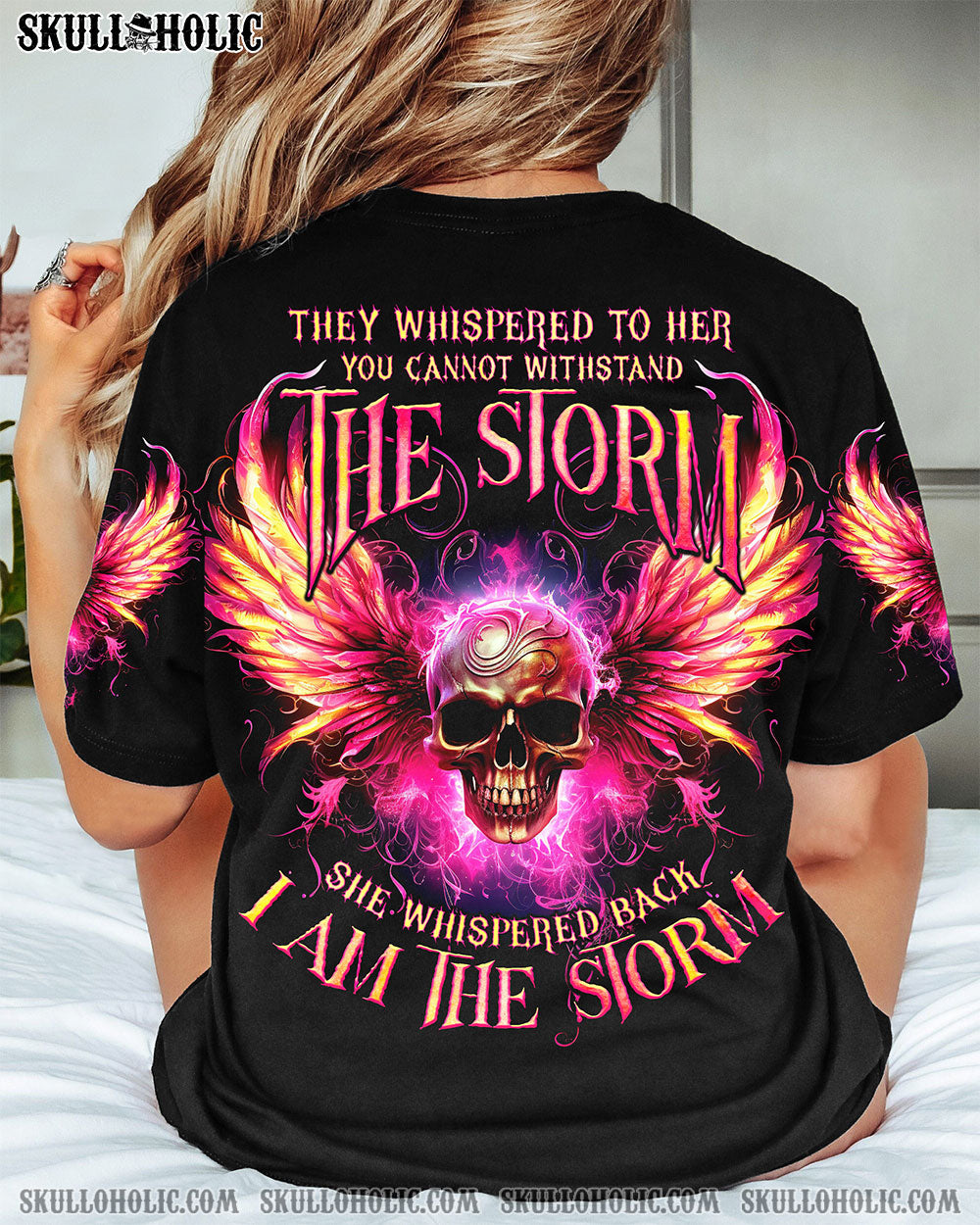 I AM THE STORM SKULL WINGS ALL OVER PRINT - TLNO1907233
