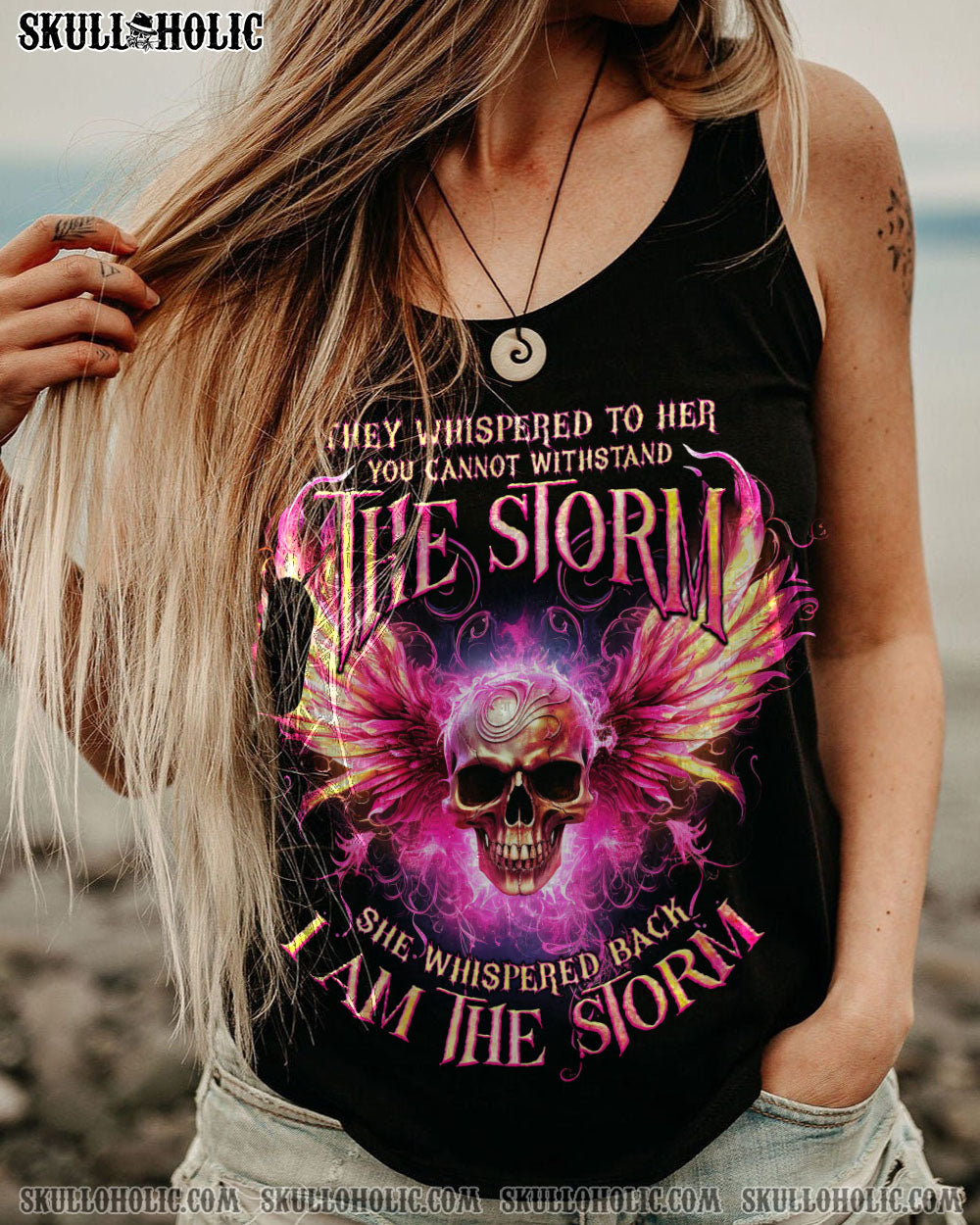 I AM THE STORM SKULL WINGS ALL OVER PRINT – TLNO1907233