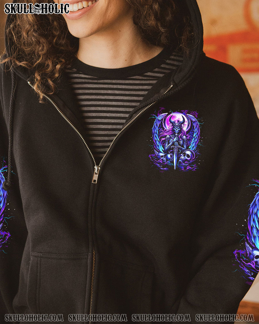 I AM THE STORM SKULL WINGS ALL OVER PRINT – YHDU2606242