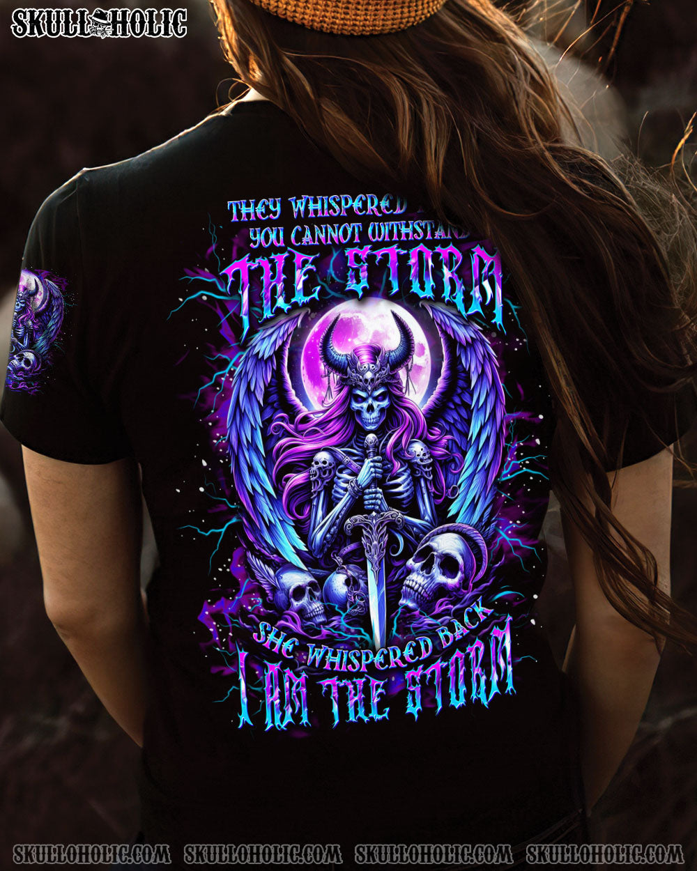 I AM THE STORM SKULL WINGS ALL OVER PRINT – YHDU2606242